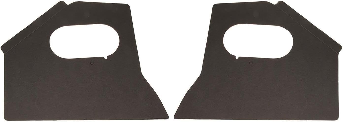 PUI Black Kick Panels for 1962-65 Chevy Nova & Chevy II Coupes - Precision Die-Cut Factory Specs