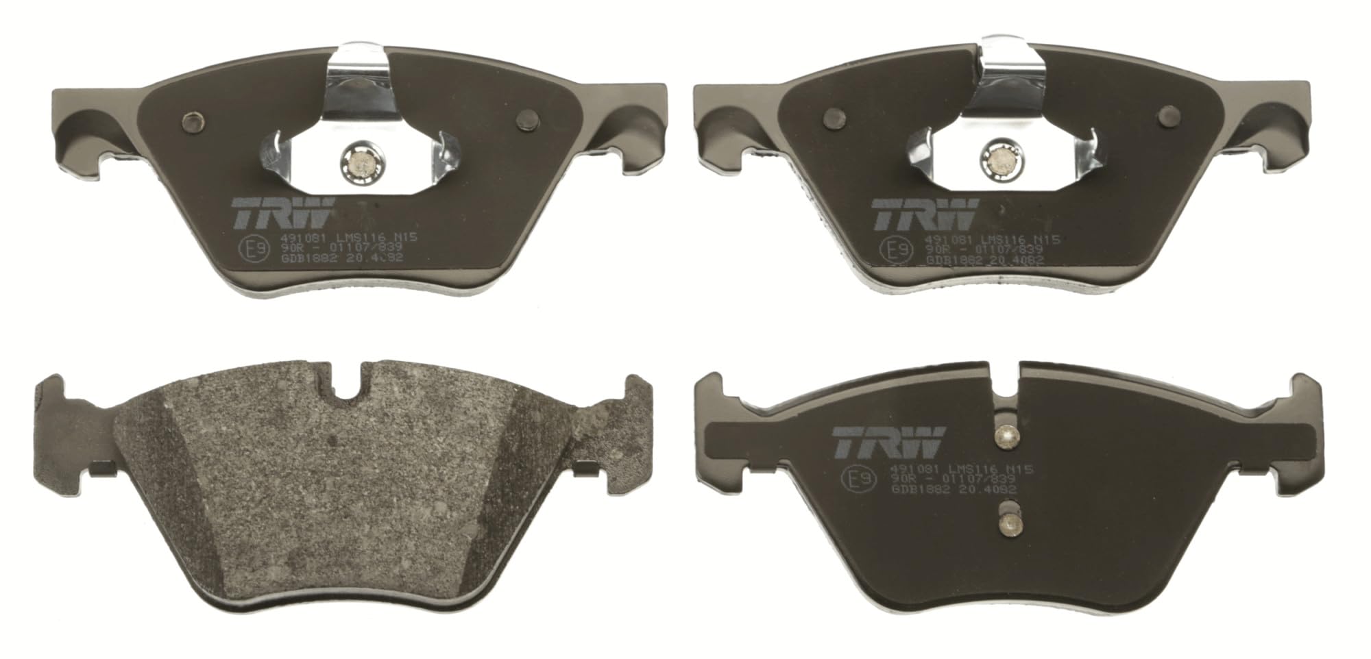 Front TRW-OE GDB1882 Brake Pad Set, disc brake for BMW,BMW (BRILLIANCE)