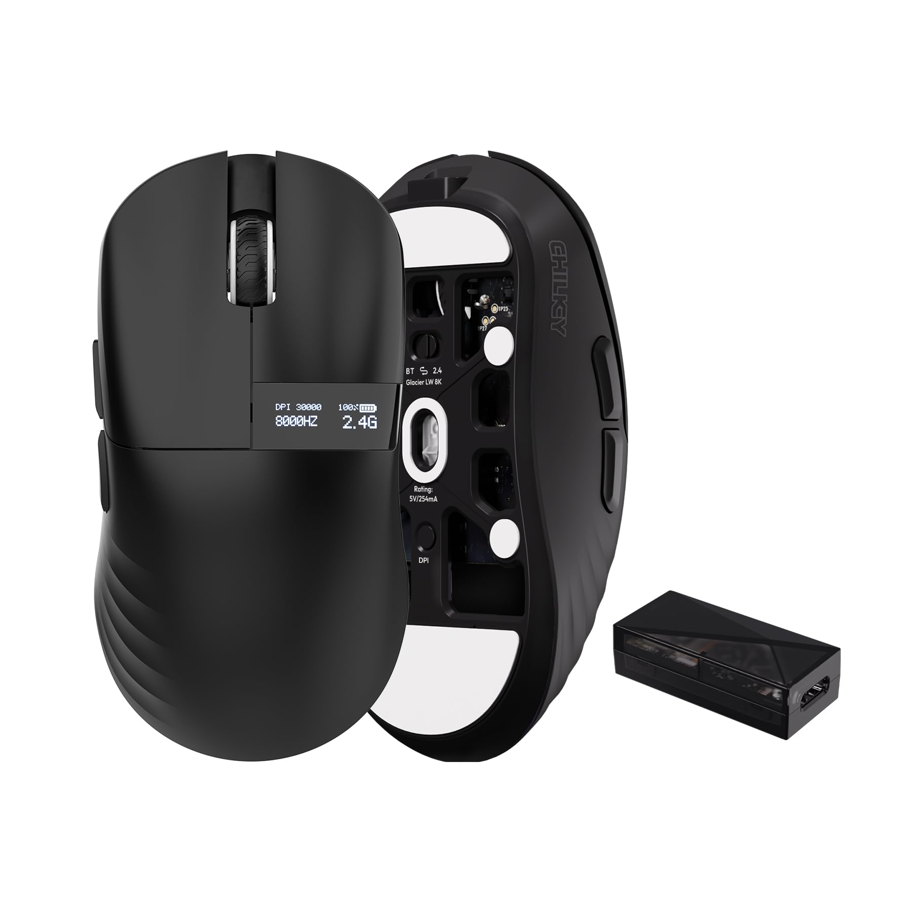 マウス・トラックボール Glacier LW 8K M Black Glacier LW 8K M Mouse – Chilkey