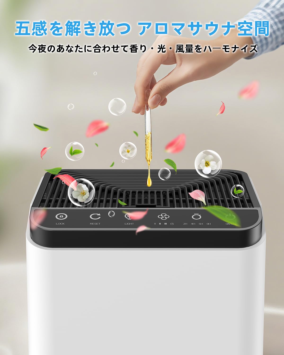 Amazon.co.jp: YUHAFO 空気清浄機 小型 「8畳～16畳・360°強力浄化」3