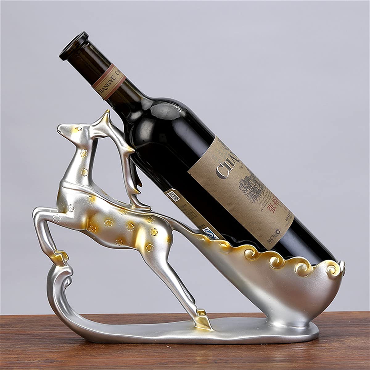 Amazon.co.jp: CdyBox ワインラック 鹿のオーナメント シングルボトル