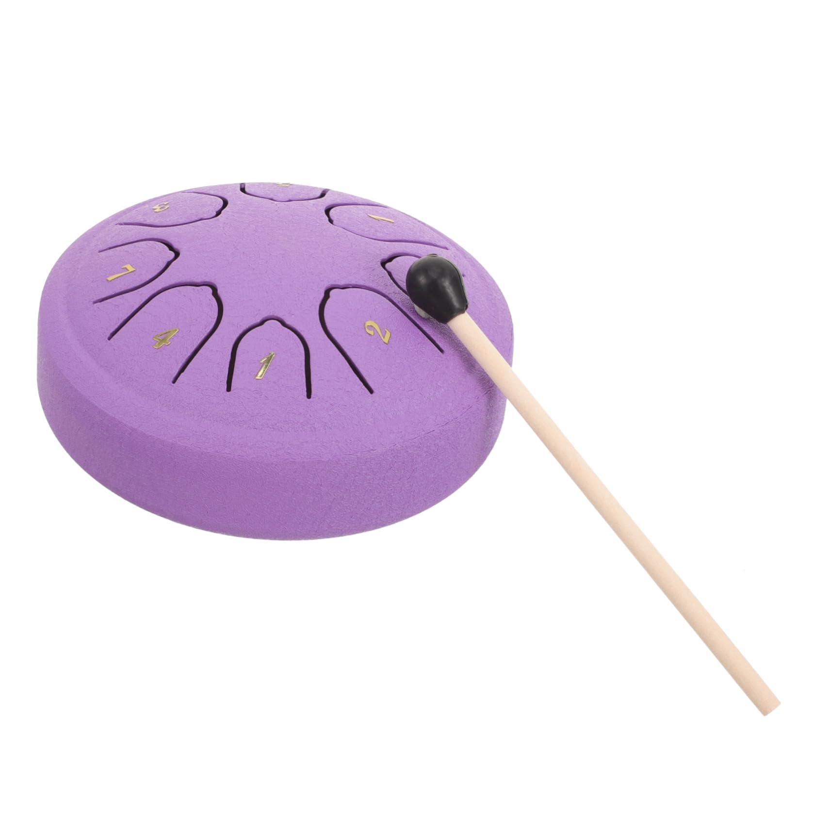 VICASKY Toys 4 Inch Steel Tongue Drum 8 Notes Hand Drum for Boys and Girls Metal Drum Instrument