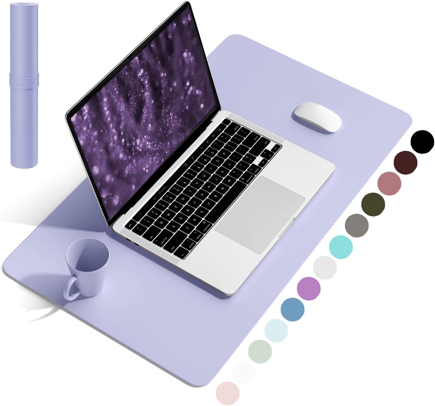 YSAGi NonSlip Desk Pad,Mouse Pad,Waterproof PVC Leather