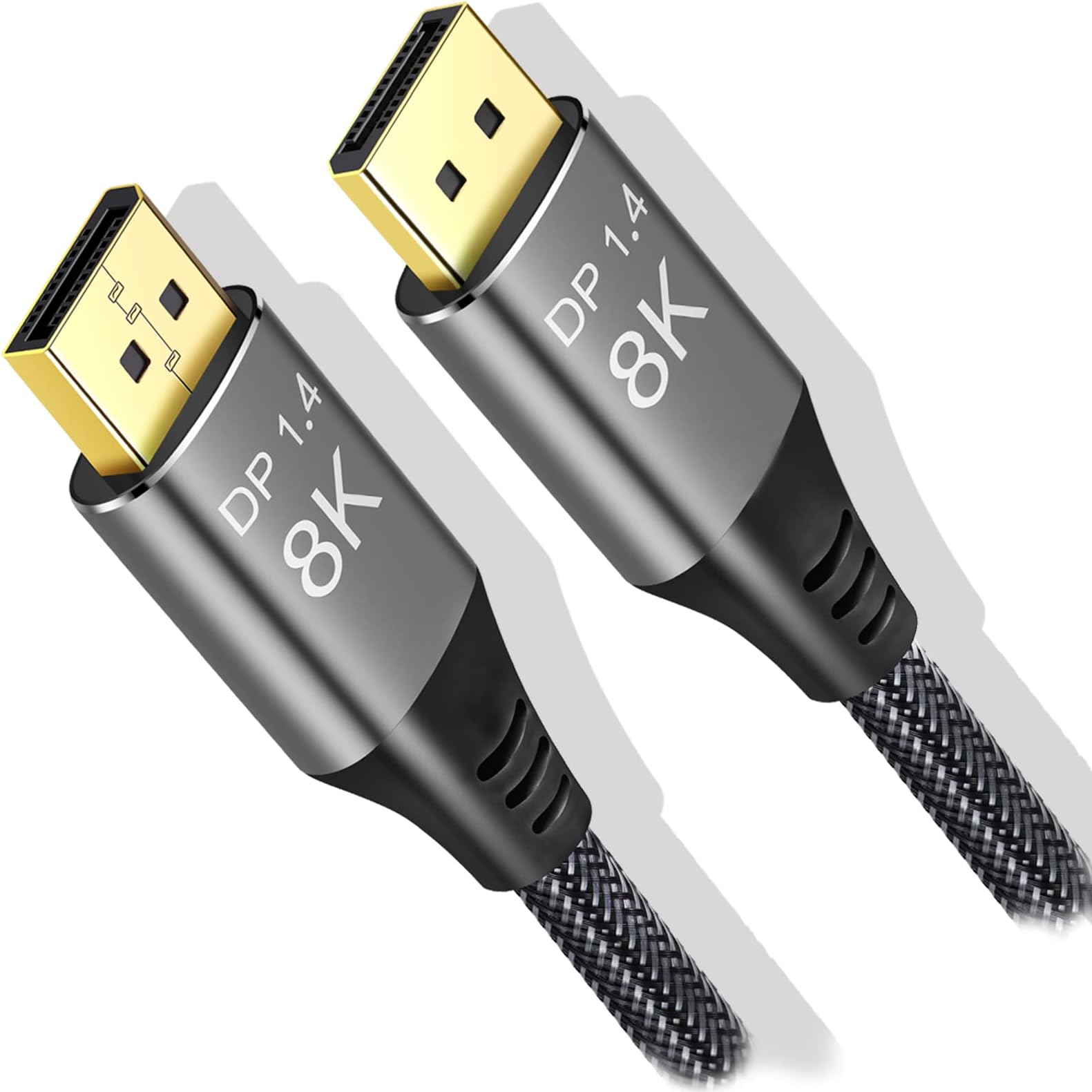 8K DisplayPort Cable 1.4 3m/0.5m/1.5m/5m/7m/10m Gaming Displayport Cable 1.4 Ultra HD 8K Copper Cord 8K 60Hz 4K 144Hz Angusplay High Speed 32.4Gbps HDR 3D Slim Flexible Length Dp Cable