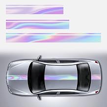 3PCS Car Hood Car Body Roof Modified Sport Style Stripe Sticker Graphic Vinyl Racing Stripe Decal Decoration Accessories Sticker for Cars Discoloration