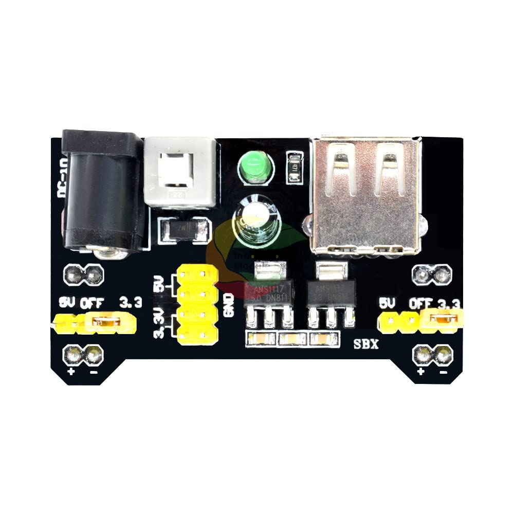3PCS MB102 MB102 Breadboard Power Supply Module 3.3V/5V for Arduino Solderless