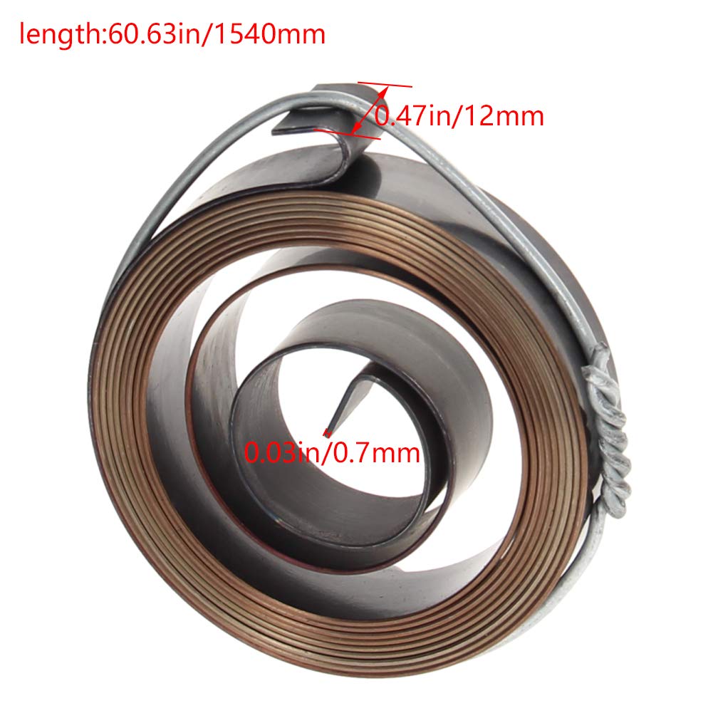 Heyiarbeit Drill Press Return Spring, Quill Spring Feed Return Coil Spring Assembly 60.63