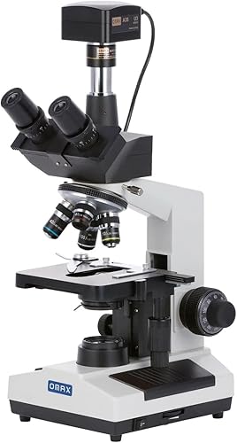 Miniatura 6 de Omax 5MP Digital 40x -2500X avanzada Aceite na1.25Darkfield trinocular microscopio compuesto LED con 5.0MP cámara con software de medición,