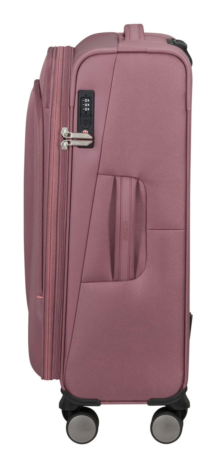 American Tourister carrello Wanderlite Spinner Exp. TSA Galactic Mauve malva
