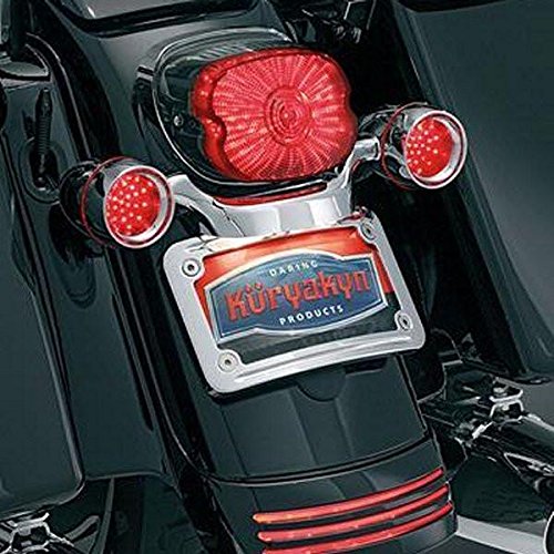 Amazon | クリアキン Kuryakyn 湾曲 ナンバープレート フレーム 3163