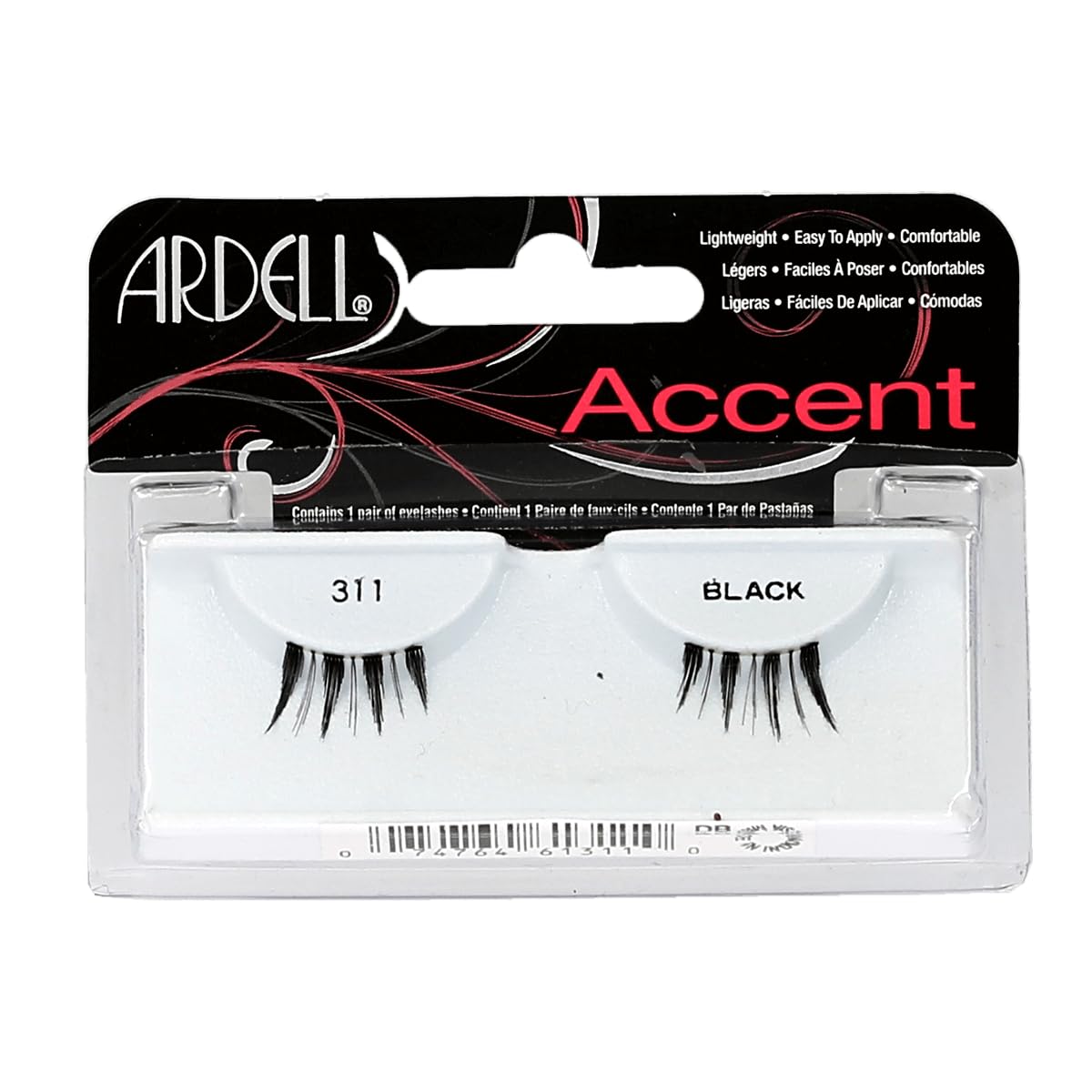 AndreaAccent Lashes, 311 Black