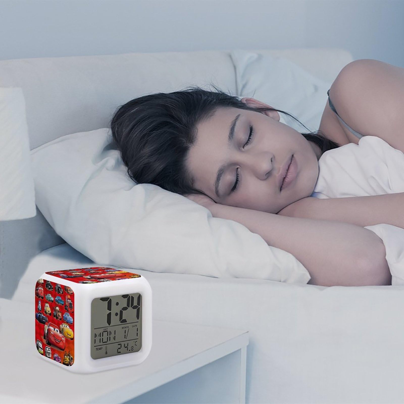 Amazon.co.jp: カーズ目覚まし時計 アナログ 大音量 アラーム マルチ