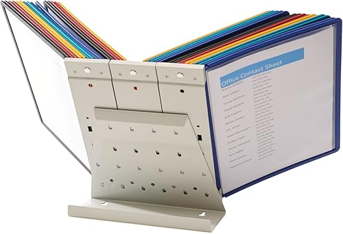 Miniatura 2 de Sistema de referencia Durable Vario (535710) de 10 paneles con superficies con protección antimicrobiana. Marco de color gris