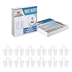 Nose Vent Sinus Relief (Pack of 12 Extra Large Size) Soft Cone Vents - A Simple Solution for Nasal Snorers - Reusable Snoring Device to Enjoy a Peaceful Night\'s Sleep - by Mobi Lock