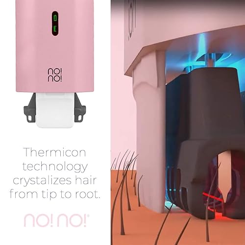 Miniatura 5 de no!no! Micro dispositivo de depilación para todos los tonos de piel, depilación corporal y facial para mujeres y hombres, dispositivo de depilación