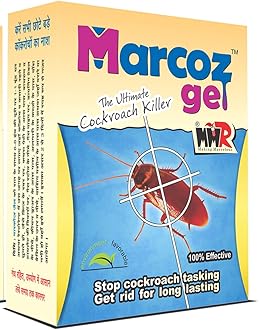 MMR Making Marvelous Marcoz Gel Ultimate cockroach killer gel for home Kitchen Safe, Odourless, Fast and Convenient Powerfull 20g Pack of (1)
