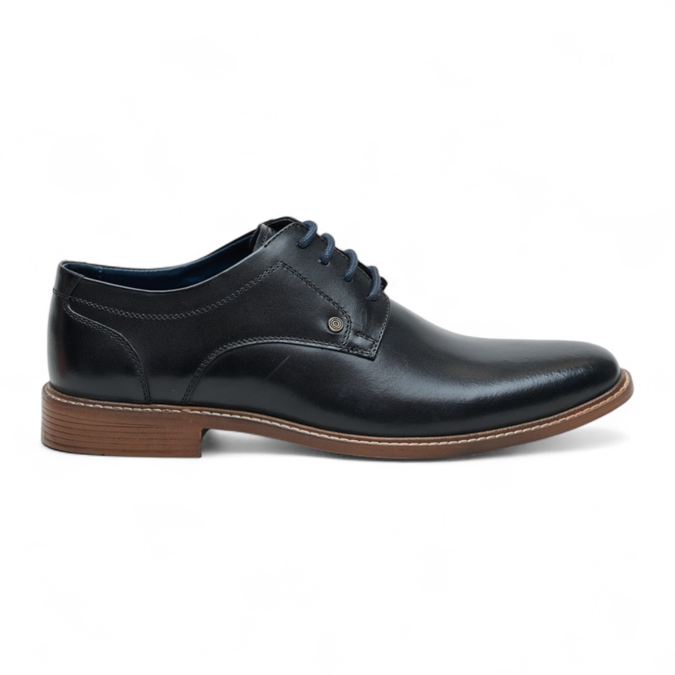 Scarpe Derby Formali da Uomo Pethick in Pelle Nera, Stile Oxford Brogue, da Matrimonio e da Ufficio