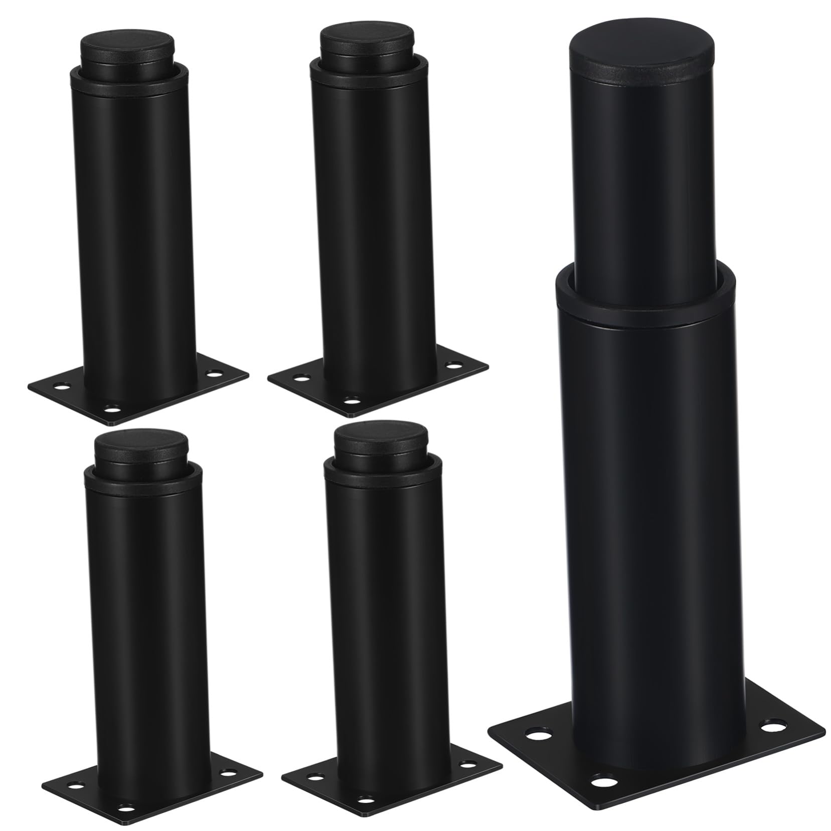 Patas para muebles de acero inoxidable soportes regulables reforzados