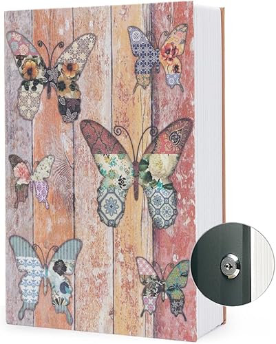 Miniatura 8 de Caja fuerte con forma de libro de diversión (tamaño 9.5"×6.2"×2.2") con cerradura de combinación de seguridad, diccionario secreto oculto seguro