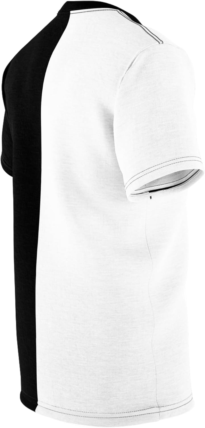 Half White & Half Black Shirt