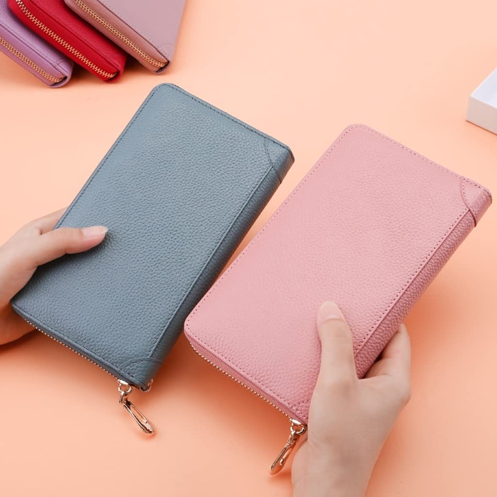 Pochette téléphone avec portefeuille Stop RFID AVA - Bleu - Femme - 35.00