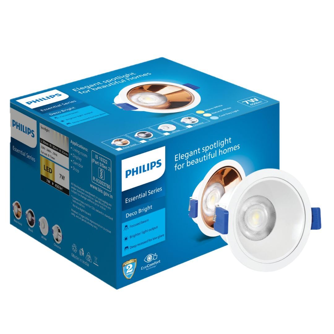 Philips Rose Gold LED Spotlights - 4 Pack -15