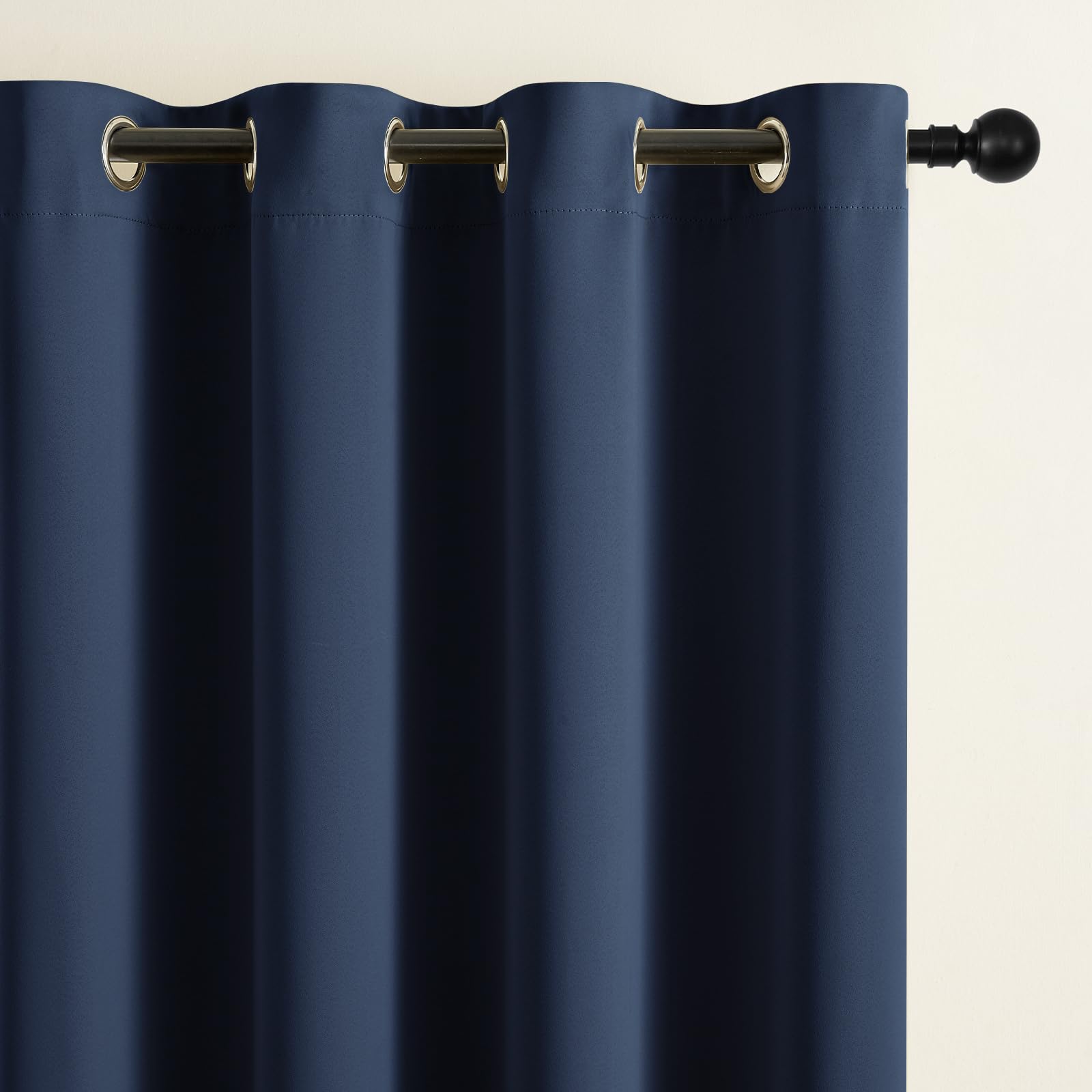 CUCRAF Navy Blue Blackout Curtains 84 inch Length 2 Panels Set - Image 2
