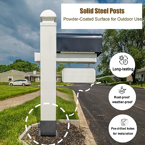 Support de fixation au sol sécurisé pour clôture bois et garde-corps