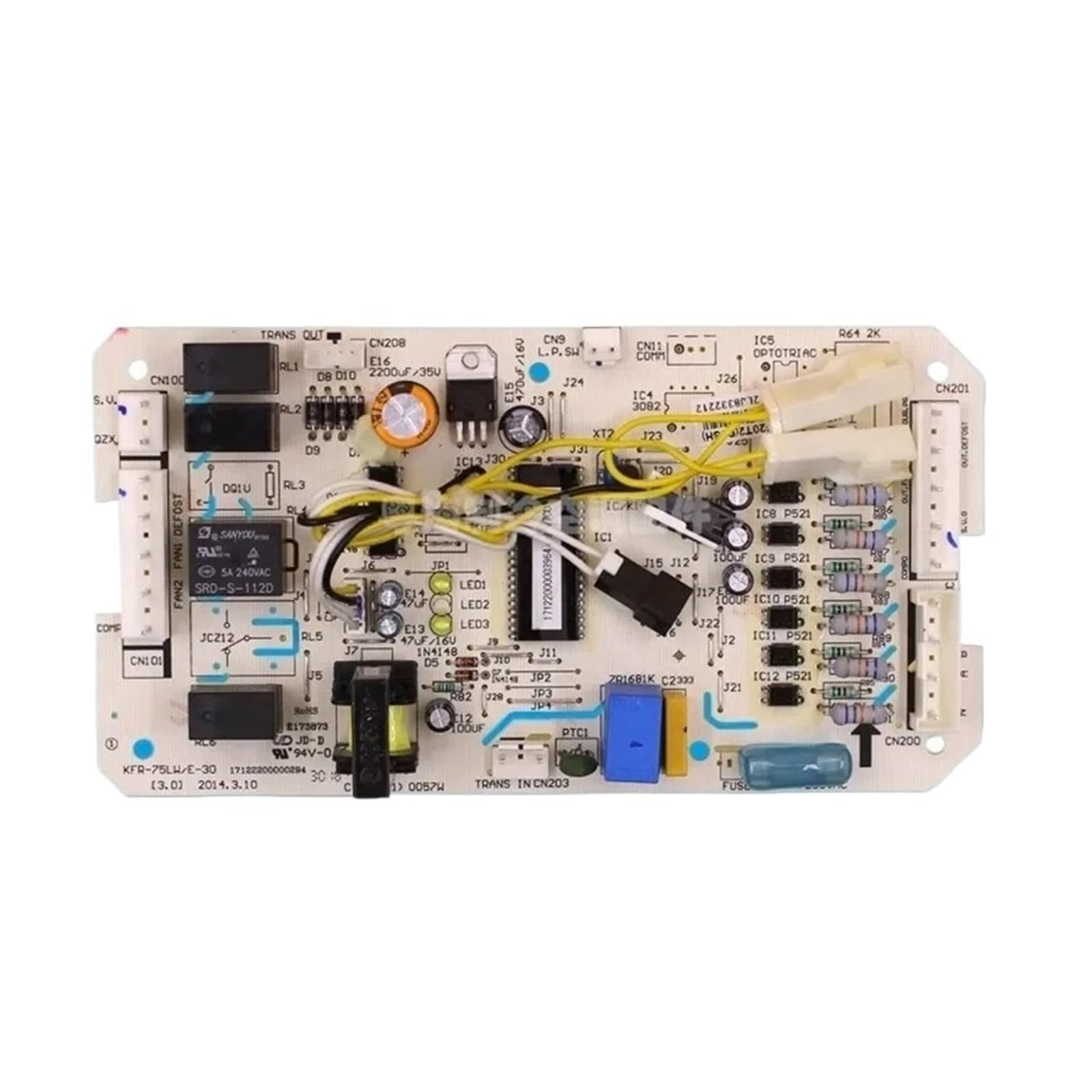 Climatiseur en panne ? Platine PCB KFR-75LW/E-30 pour unité externe