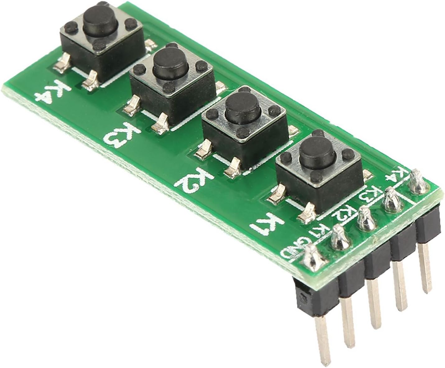- Jeffergarden Universal 4 Button Key Module Push Button Switch for MCU PLD CPU Applications Electronic Components Mini Breadboard