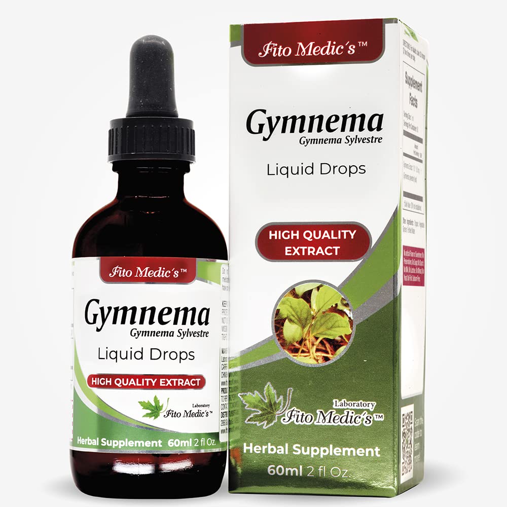 FITO MEDIC'S Lab - Gymnema, gymnema sylvestre - Pure- gymnema sylvestre Extract -Ultra high Absorption, Vegetarian, Non-GMO, Alcohol Free, Gluten Free Liquid.