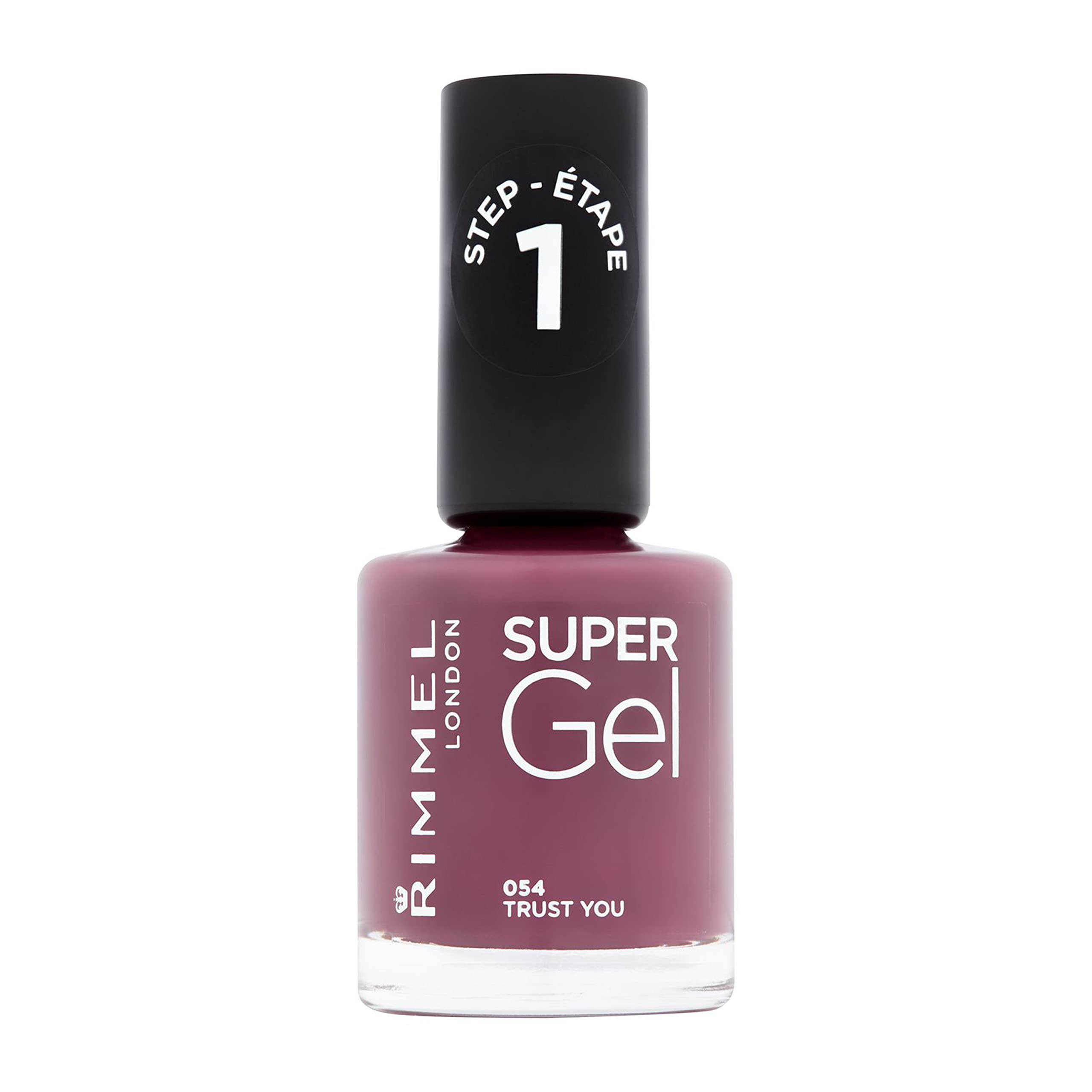 Rimmel London Púrpura Super Gel Esmalte De Uñas Tono 54, 12 Ml