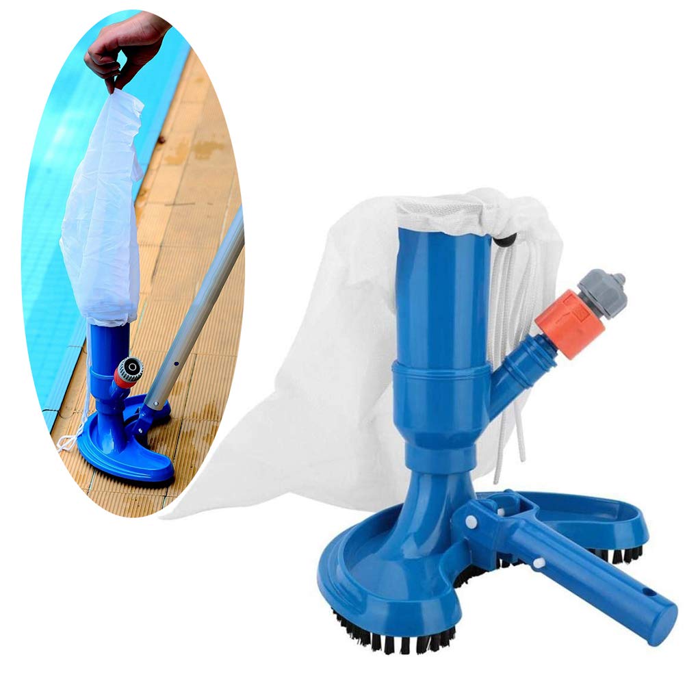 Yfainioo Swimming Pool Leaf Gulper Vacuum Cleaner, Quick Cleaning Pool Suction Head, Pond Fountain Vacuum Brush Cleaner