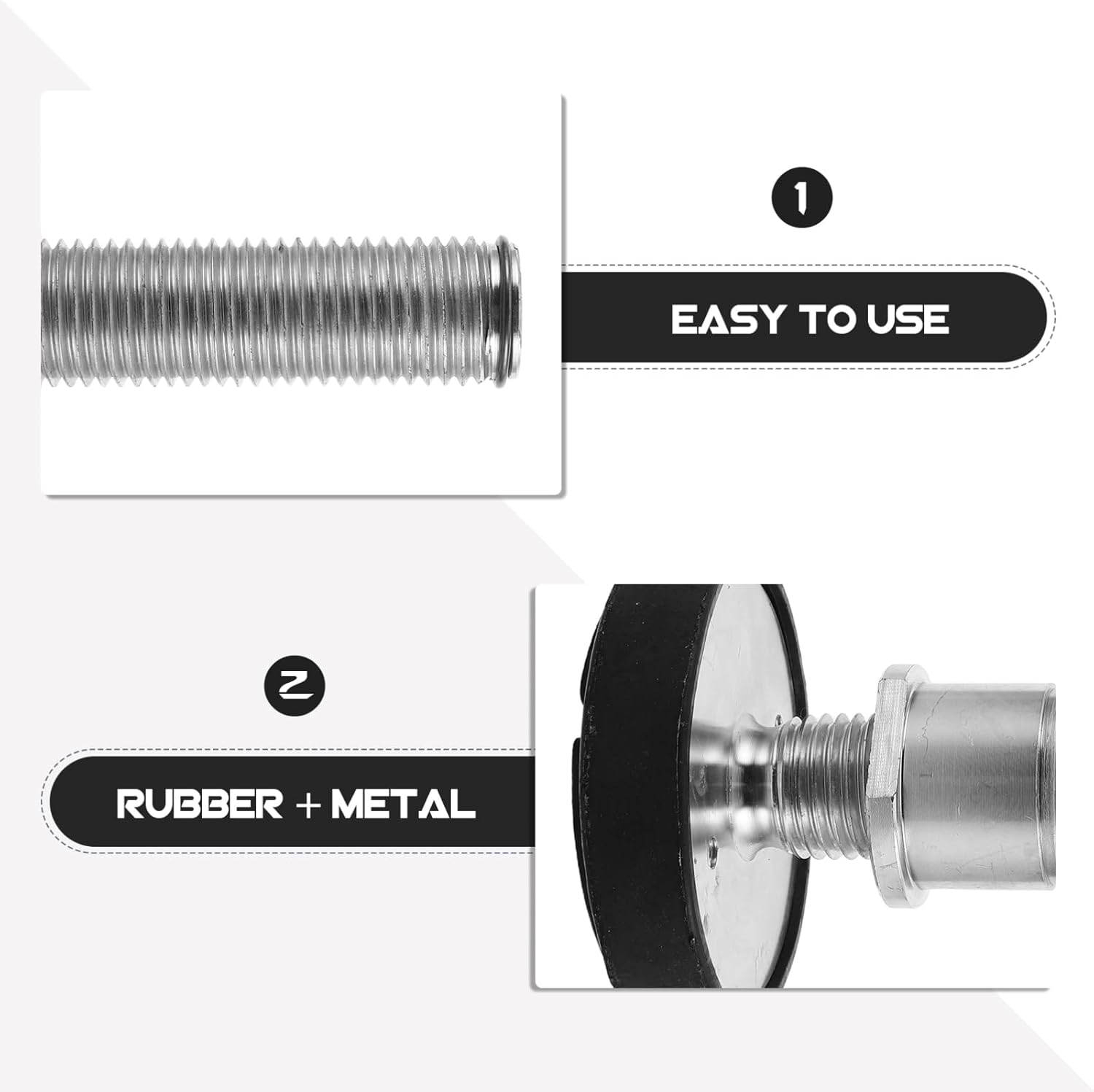 Durable Rubberized Shaft Pad for Car Lifts Slip Design Versatile Industrial Use Simple Installation Sturdy Metal and Rubber Composition