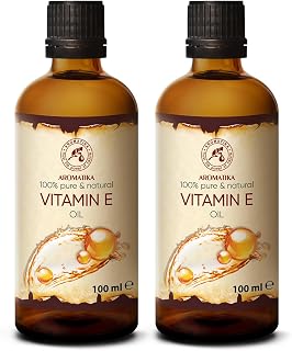 100% Pure Vitamin E Hair - Face Oil - Body - Anti Aging Skin Care for Sensitive - Anti Wrinkle Natural Tocopherol Oil 200ml