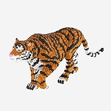 BlueBrixx Pro 107798 - Tiger (Diamond Blocks) of 3876 Building Blocks