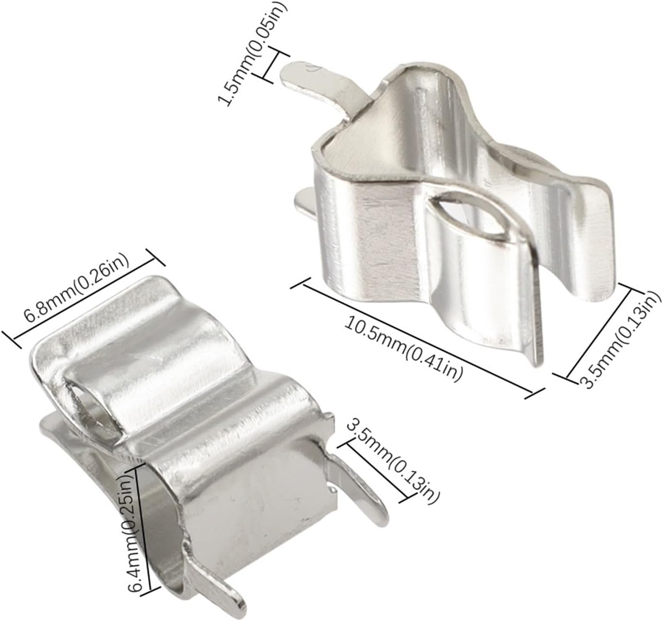 1000PCS 6X30MM Fuseholders 6X30 Fuse Tube Support Fuse Holder for 6 * 30 Insurance Fuse Clip
