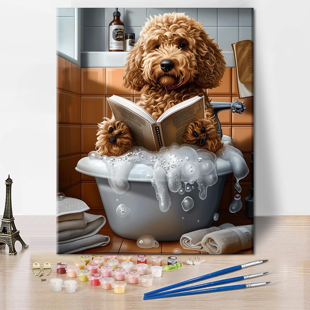 Elftoyer Dipingi Con I Numeri Per Bambini E Adulti E Kit Regalo Per Principianti Per La Pittura Su Tela Fai Da Te Per La Decorazione Della Casa~p109793931