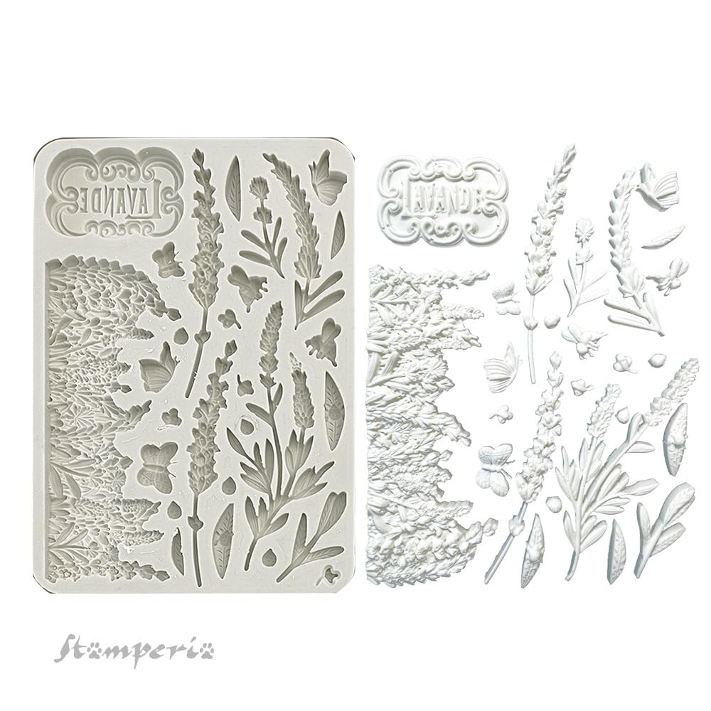 Stamperia Brocante Antiques Silicon Mould A5 Clocks (KACMA517