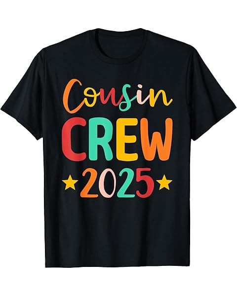 Cousin crew 2025 for family summer vacation and reunion T-Shirt