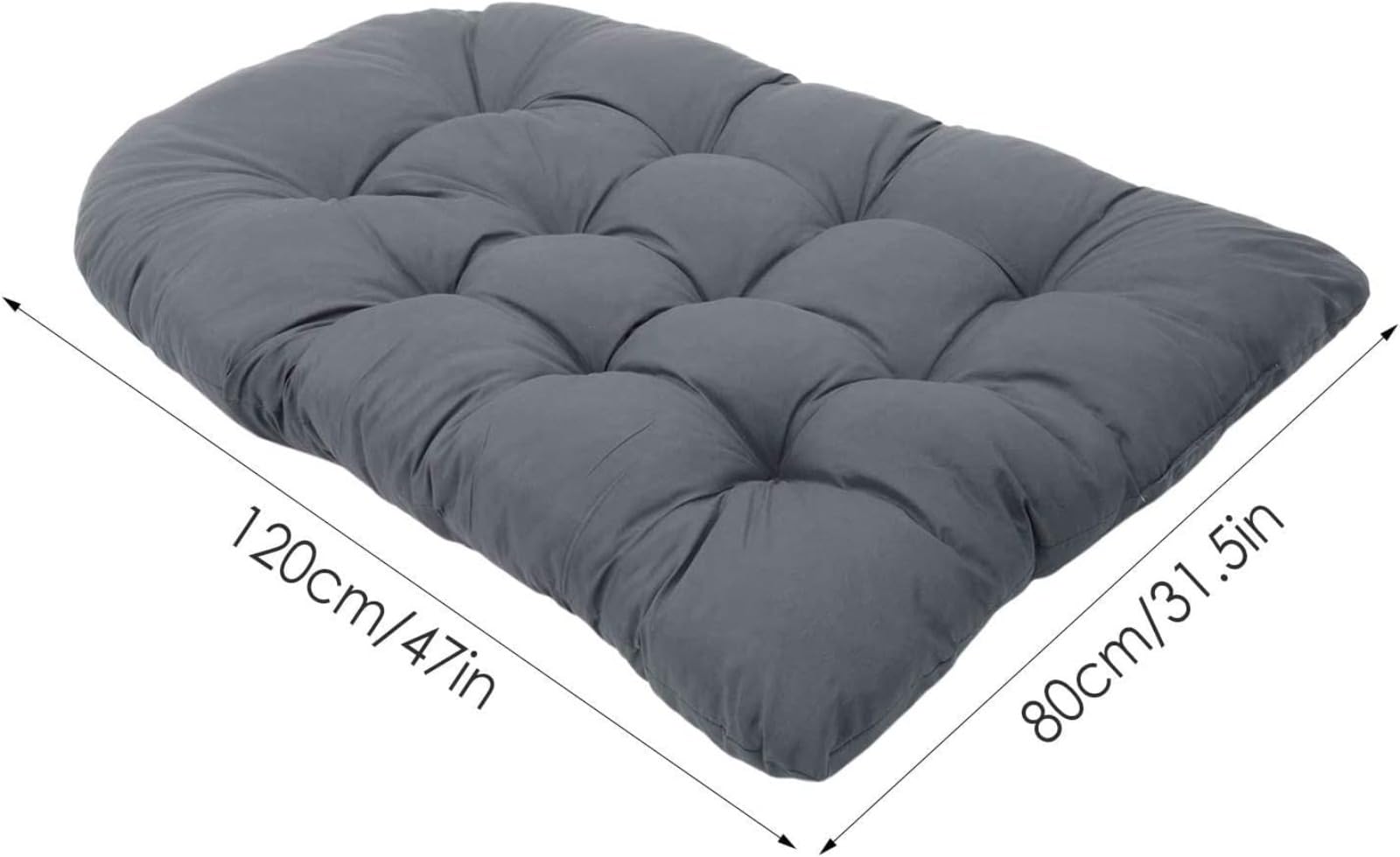 Cojín universal para asiento de repuesto para columpio, cojín para silla colgante, cojín para asiento de repuesto para banco de jardín, cojín para asiento de repuesto, cojín para silla tipo huevo,