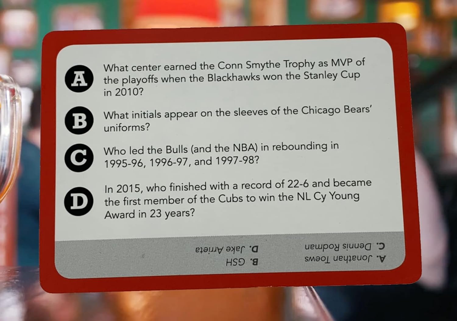 You Gotta Know Chicago - Sports Trivia Game