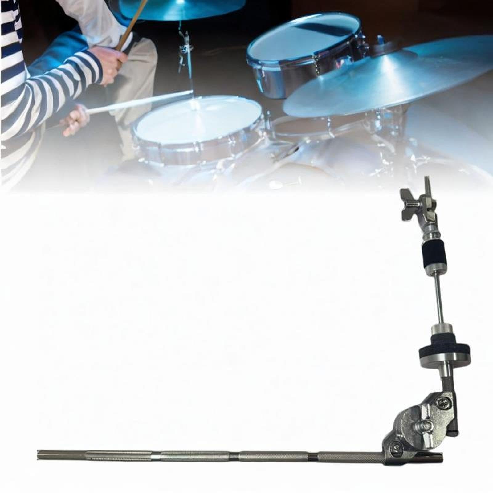 Generic Supporto per Piatti Da Batteria Jazz, Supporto per Bongo in Metallo, Dispositivo Impilabile, Braccio per Performance, Leggero, Portatile, Salvaspazio, Style C
