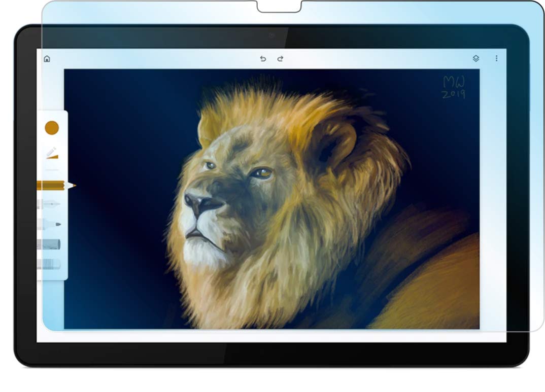 LF Screen Guard Compatible With Lenovo Duet Chromebook Tab 10.1" Model:- ZA6F0032IN (NOT A TEMPERED GLASS-Unbreakable) [Bubble Free], [Anti-Scratch]-Anti Blue (B08X75FPY5) Amazon Price History, Amazon Price Tracker