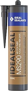 Idealseal MS290 Fish and Food Safe All in One Anti Pick White Sealant and Adhesive 290ml | Single