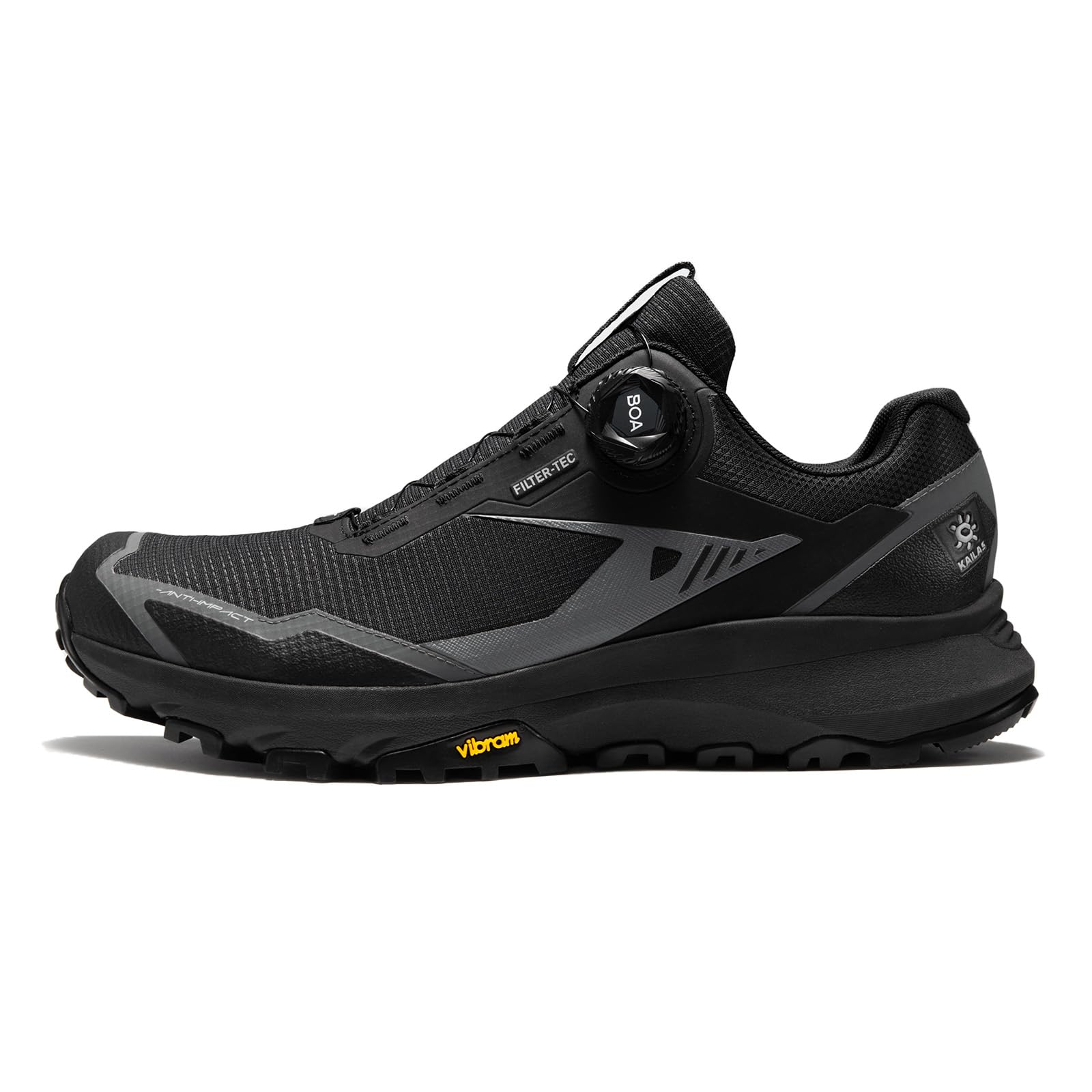 KAILAS Herren Kuocang BOA Wanderschuh FLT wasserdichte V-Sohle rutschfeste Schuhe Leicht Atmungsaktiv Niedrige Höhe Outdoor Trailing Trekkingschuhe