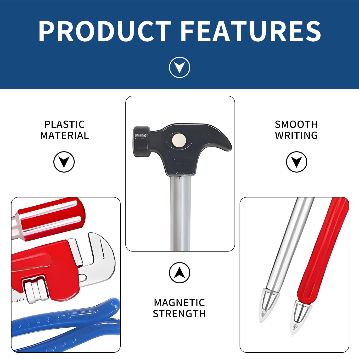 Verazquy 6 Pcs Novelty Tool Pens Set - Image 3