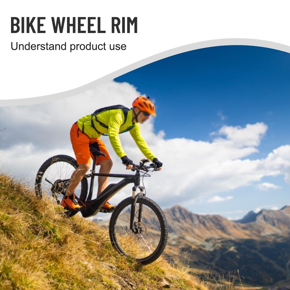 Rueda de bicicleta de aleación de aluminio 26 pulgadas, freno de disco doble capa, 24-36 agujeros, juego de ruedas MTB para neumático 26x1.5-2.125 válvula AV