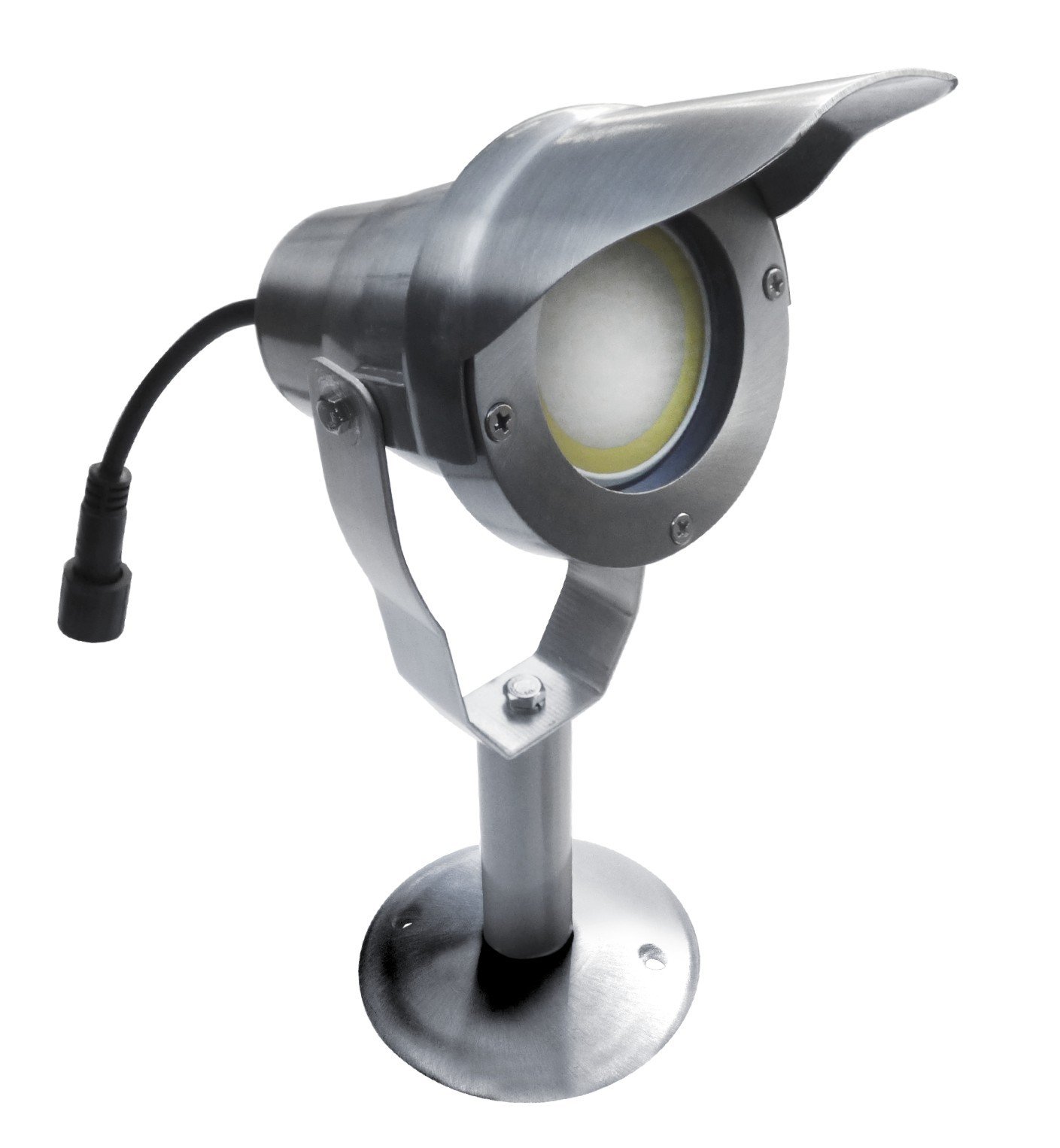 Easy Connect - Spot projecteur à Piquer Alu Poli OPTIMUM GU10 MR16 ou MR20 IP67 Orientable extérieur EASY CONNECT ampoule fournie - 65270 - EC-65270