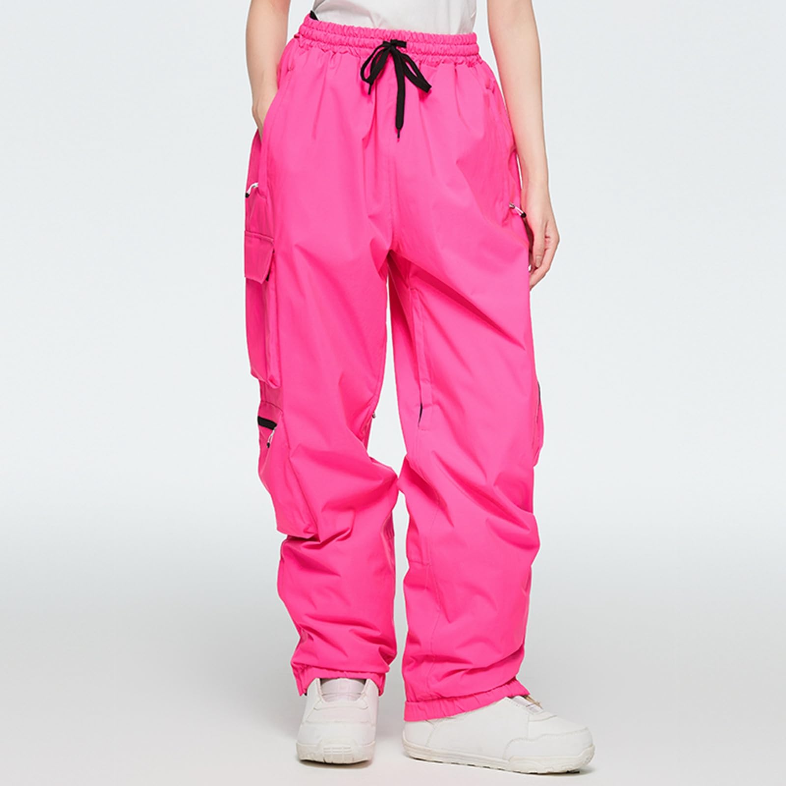 Sunnyuk Tuta da Neve Uomo Pantalone Snowboard Termici Pantaloni Elasticizzati Sci Tuta Curvy Montagna Salopette Invernale Taglie Forti Impermeabile da Neve